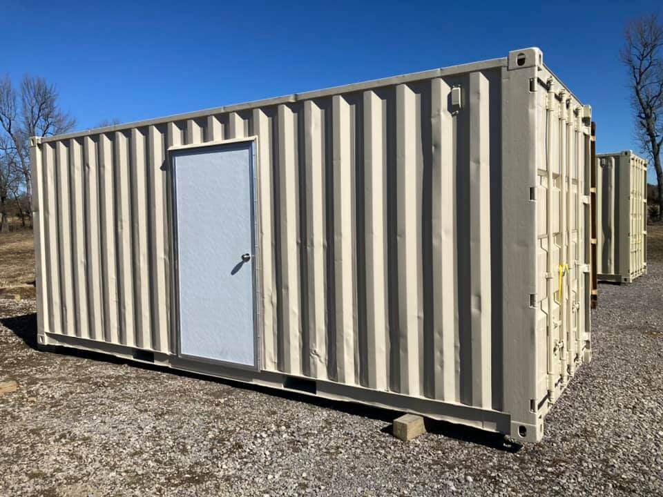 man door tan 20 refurb