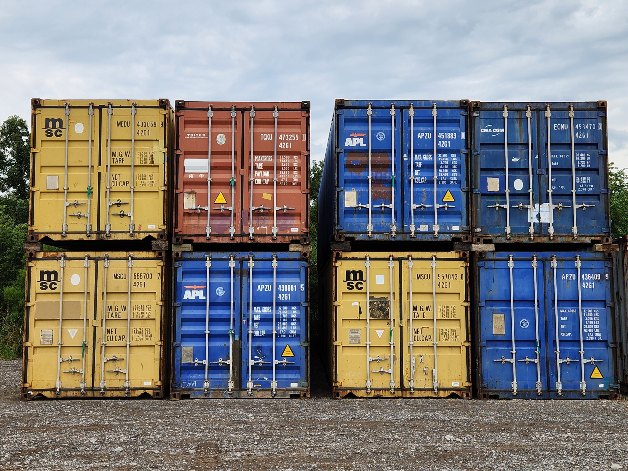 Used shipping containers