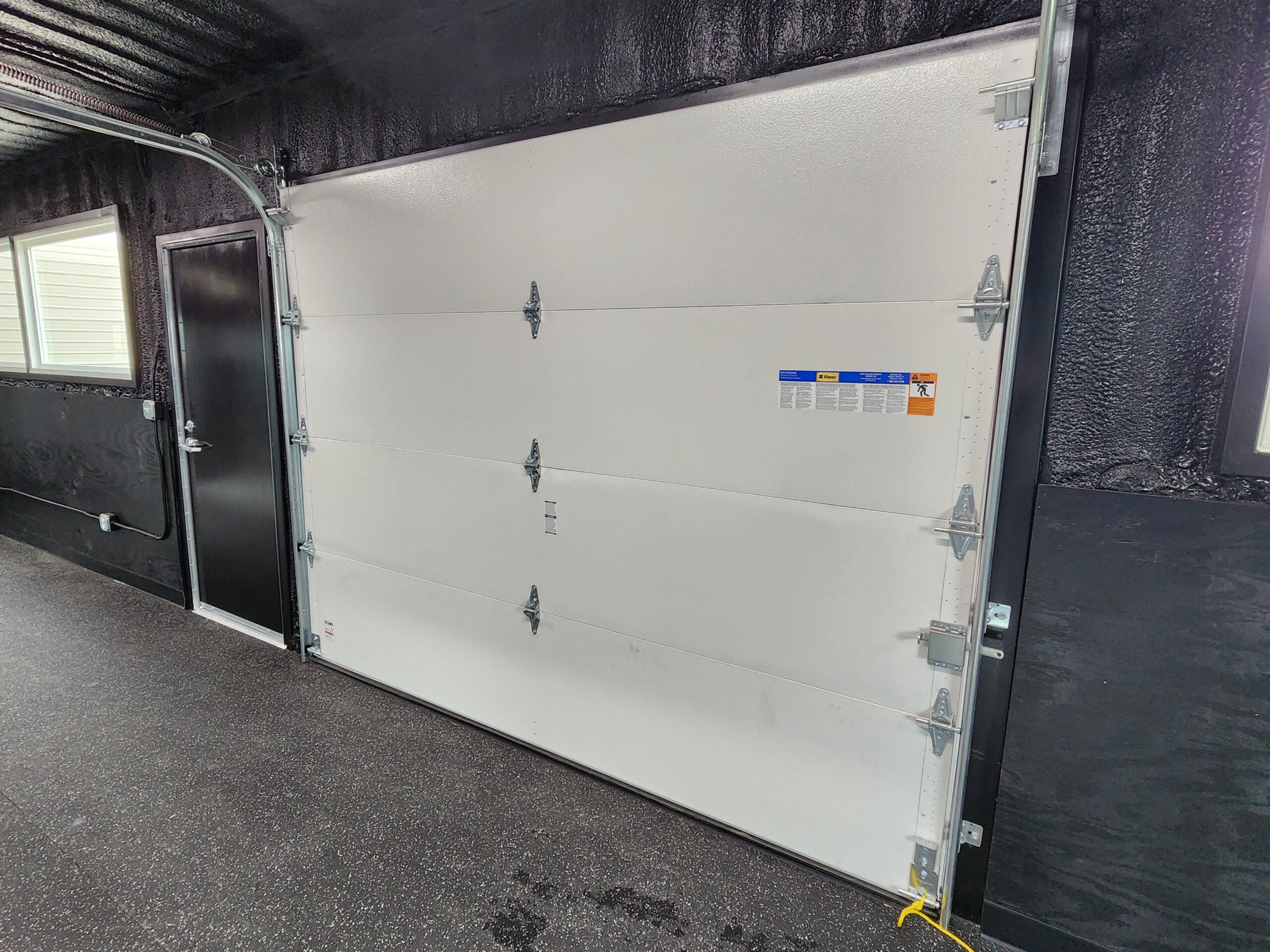 photo of container gym's door