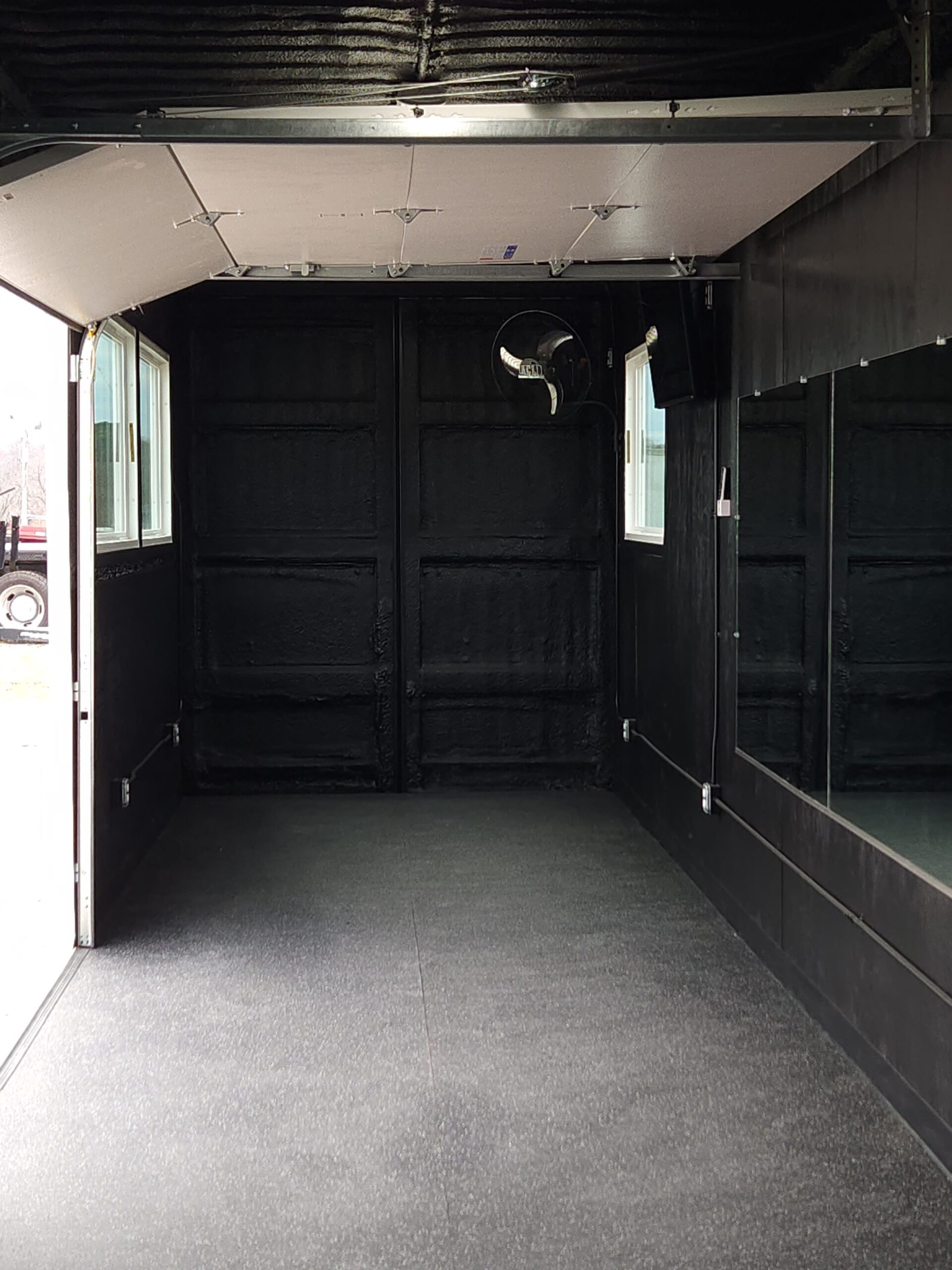 container gym interior