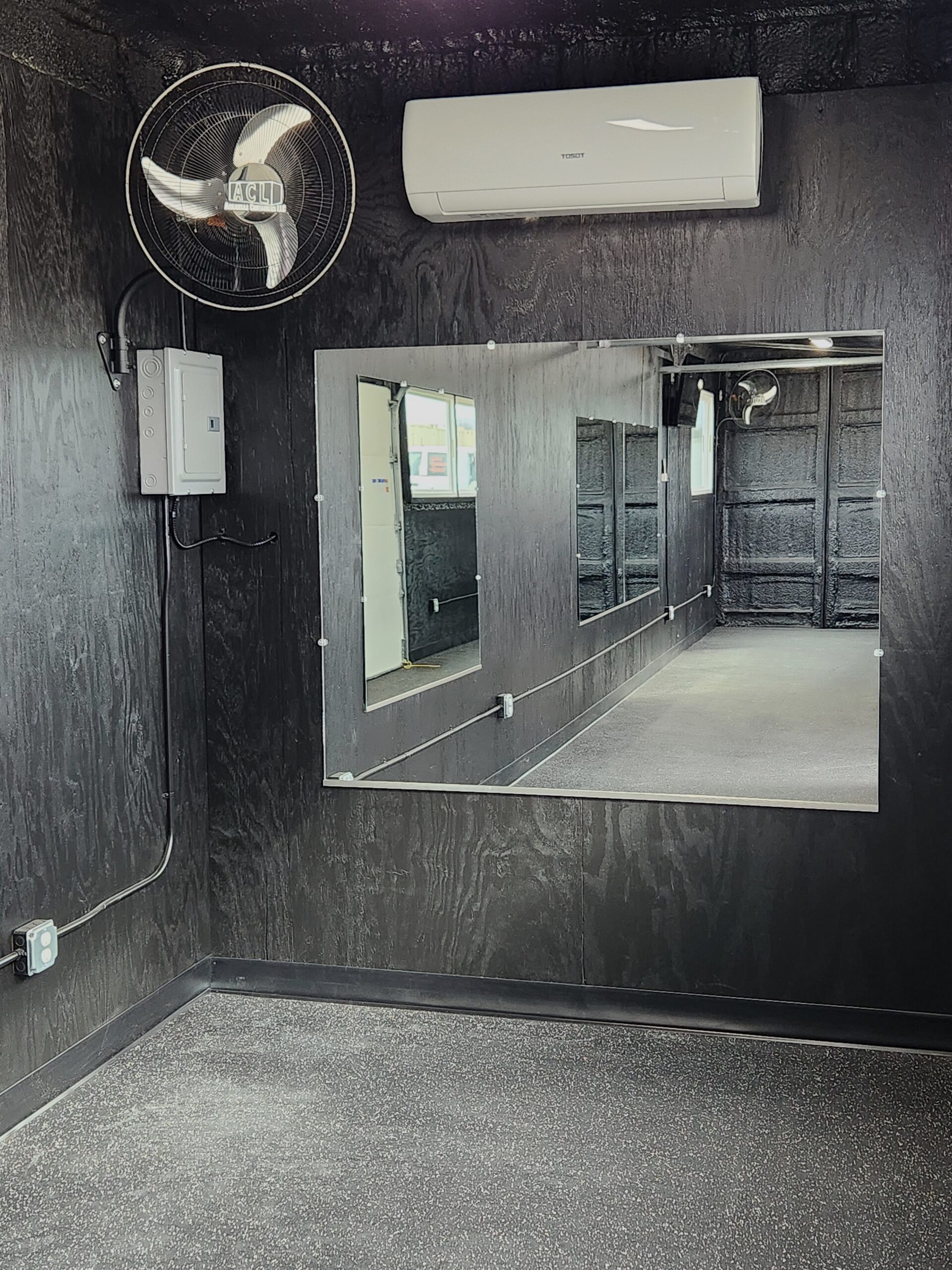 comfort climate for container gym