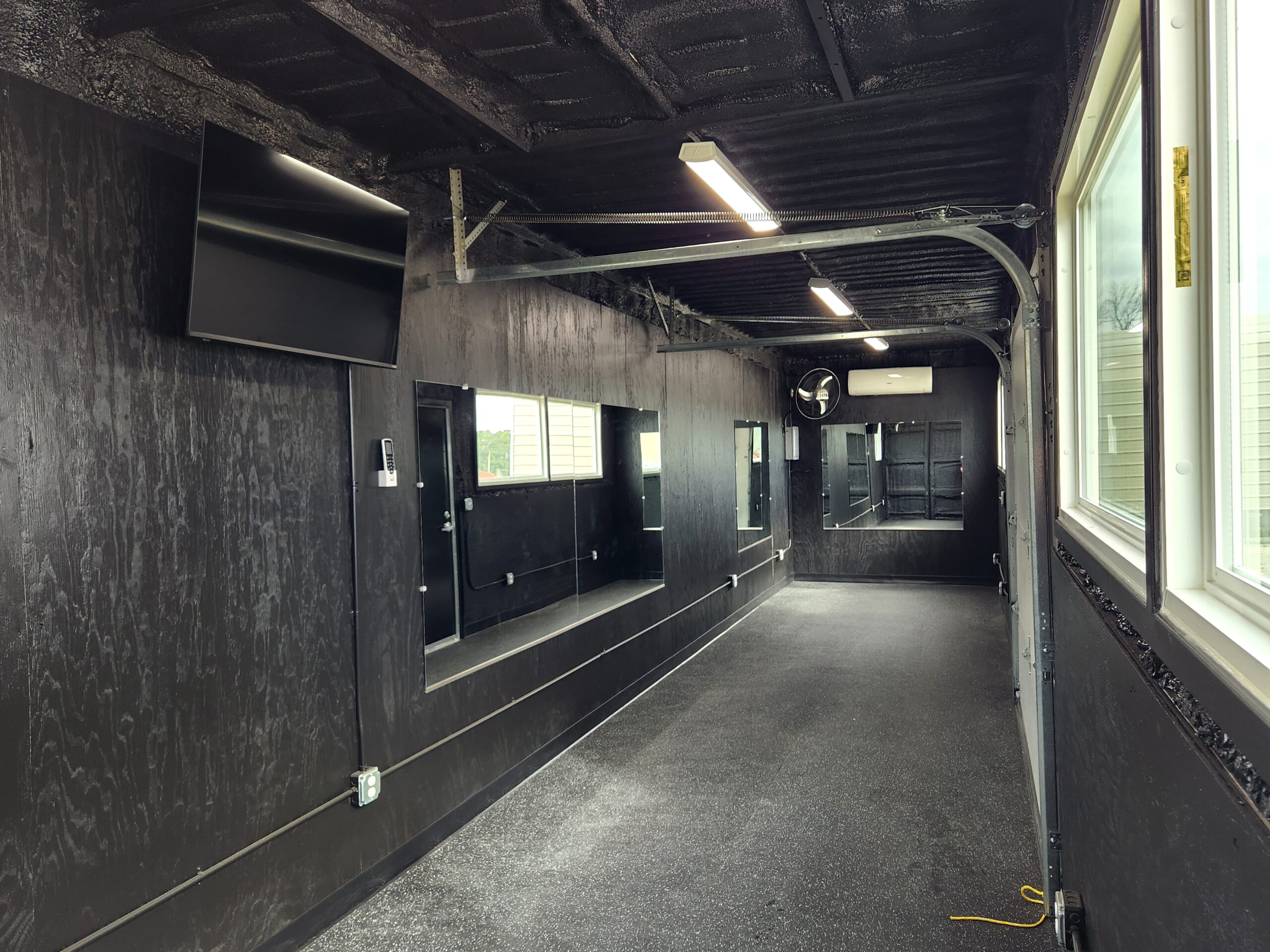 professional set up container gym